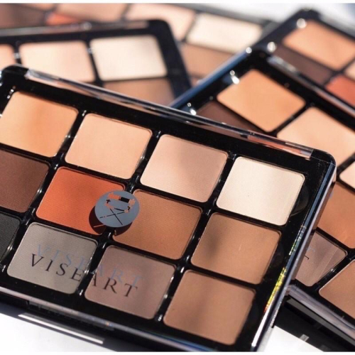Viseart Paris 01 Neutral Mattes十二色啞光霧面大地盤眼影Milieu Violette