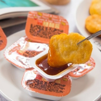 【嚴選SHOP】憶霖 糖醋醬20克/盒 散賣 素食可食 酸甜醬 炸物醬料 沾醬 雞塊沾醬 麥克雞塊 糖醋醬 【Z086】
