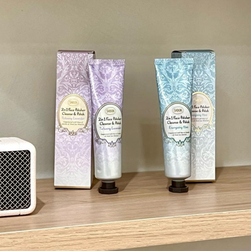 ?[現貨✨臉部清潔?] SABON 二合一臉部純淨磨砂膏 臉部磨砂膏 60ml 200ml 薰衣草 薄荷 臉部去角質