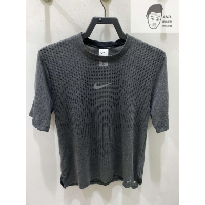 【AND.】NIKE PRO Dri-FIT 黑灰色 運動 訓練 跑步 短袖 男款 DD1704-010