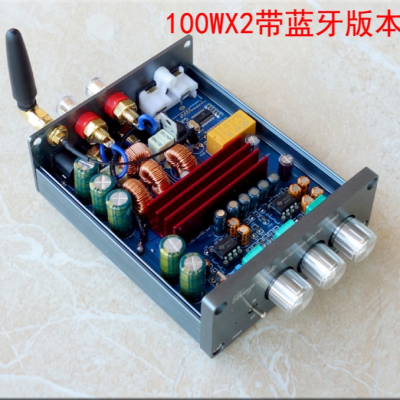 洛克小舖-加強版迷你擴大機(雙tpa3116,100w×2,藍芽5.0輸入，RCA聲音輸入)