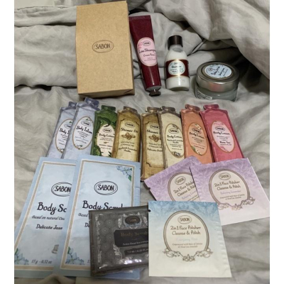 （現貨）SABON 滿額贈 死海 茉莉花語 磨砂膏 沐浴油 經典乳液 洗髮乳