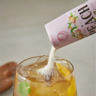 【嚴選SHOP】韓國 NO BRAND 水果茶 沖泡飲 單包 檸檬紅茶 水蜜桃紅茶 水果茶飲 冷熱皆可14克【Z198】