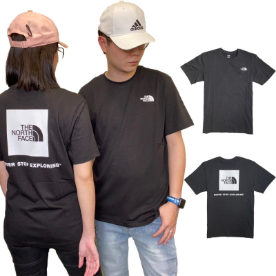 韓國公司貨 現貨 THE NORTH FACE NSE BOX LOGO 黑色 棉 短袖 短T NT7UN56A