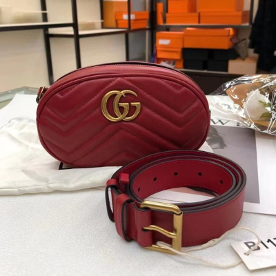 【二手99新】Gucci古馳腰包75碼B117