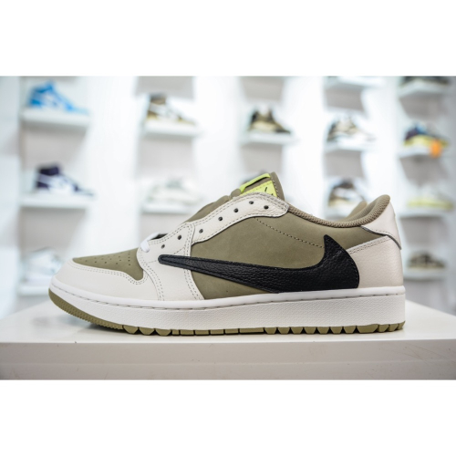 Travis Scott Olive TS AJ1高爾夫Golf橄欖綠