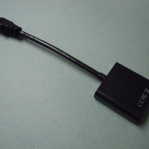 可以用於 筆記型電腦的 HDMI孔 轉成 VGA孔的 轉接頭 VGA轉接