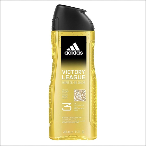 【adidas 愛迪達】三效潔顏洗髮沐浴乳-卓越自信(400ml)【6169】