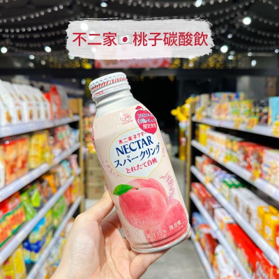 ?獅賣特實體店面 不二家 水蜜桃汽水 NECTAR 碳酸飲 氣泡飲 汽水 桃子汽水 果汁 汽水 飲品 380ml