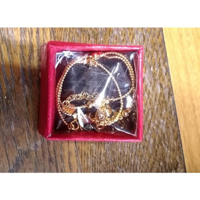 越南沙金腳鏈女 久不掉色 氣質女士婚慶首飾飾品 經典款轉運珠圓珠腳鏈子