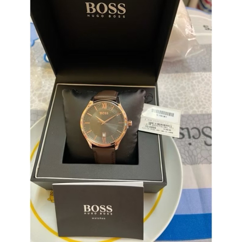 全新品⌚️BOSS 經典 男錶/女錶 美國??購入 有禮盒 送禮 情人節 生日禮物?首選 ❤️深咖色