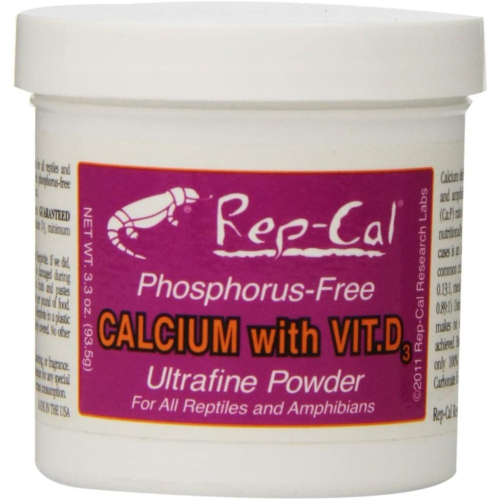 Rep-Cal 無磷鈣超細鈣粉爬蟲/兩棲動物補充維生素D3 蜜袋鼯 HPW 爬蟲鈣粉 刺蝟 松鼠 倉鼠