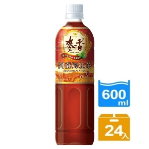 麥香阿薩姆紅茶600ml 24入/箱 $499