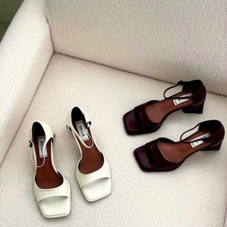 [Shoes.Seoul]東大門空運 韓國代購 實拍 6cm (部份現貨)百搭必備✔️ 粗跟 質感 涼鞋 7166