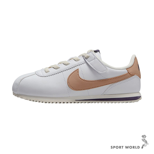 Nike 休閒鞋 童鞋 小童鞋 中童 阿甘鞋 Cortez Easyon PS 奶茶【運動世界】DM0951-109