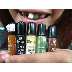 假齒垢Tooth Colors美國原裝 缺牙 牙齒菸垢 暫時美白牙齒 斷牙 牙垢 牙齒髒汙 爛牙 生病牙齒 BenNye
