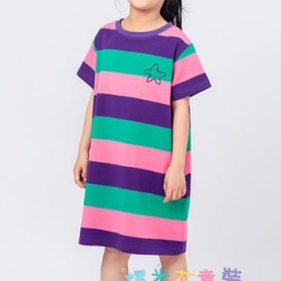 星星條紋連身裙