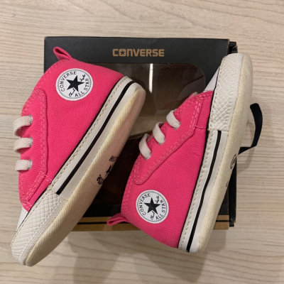 【二手】 寶寶CONVERSE 粉紅色 4號 ALL STAR