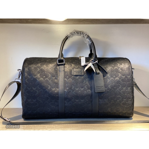 【coach】蔻馳男女通用旅行包健身包手提包搭配肩帶可斜挎經典印花大容量輕便實用出門必備送男友禮物百搭有型簡約時尚潮流