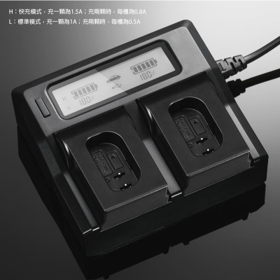 三重☆大人氣☆ LCD 液晶顯示 雙槽 高速 充電器 for DMW-BLJ31 BLJ31 (不含電池)