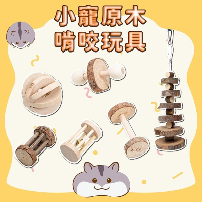 [台灣現貨 快速出貨]原木玩具 倉鼠玩具 多款經典啃咬玩具 磨牙用品 小寵玩具 鸚鵡玩具 木制小玩具 倉鼠鳥類鸚鵡