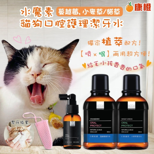 【潔牙水+贈噴瓶】水魔素 貓狗口腔護理潔牙水 潔牙水 貓 狗 口腔 刷牙 牙齒清潔