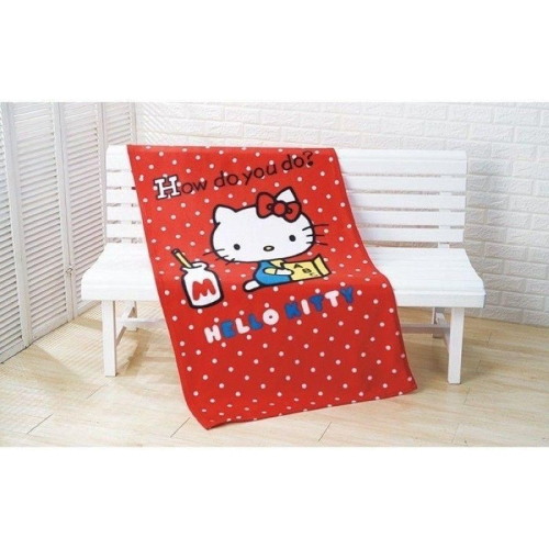 Hello Kitty 舒適長披毯