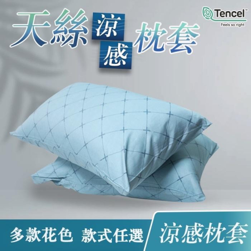 現貨 快速出貨 ｜ 正40支100%天絲信封式枕套 (多款花色) 天絲枕套1對 天絲枕套 信封式枕套 枕套