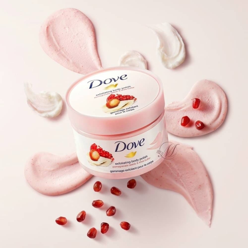 德國?? Dove清甜石榴乳木果冰淇淋身體去角質霜225ML