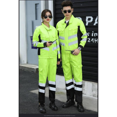 高品質工作服一套(衣+褲),男人工作就是要安全又專業