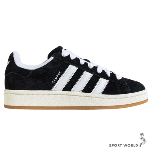 Adidas 休閒鞋 女鞋 麂皮 CAMPUS 00S 黑【運動世界】JQ4111