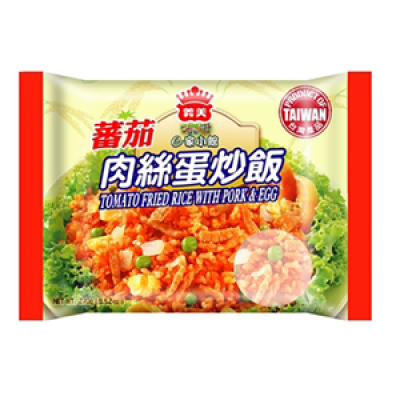 【家樂福】義美e家小館蕃茄肉絲蛋炒飯(冷凍)
