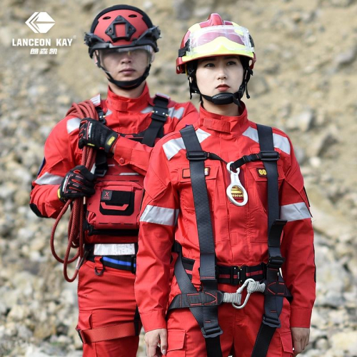老吳網路拍賣 /朗森凱春秋應急救援消防服教官保全作訓服搶險訓練作戰工作服正品/台灣店家 有保障
