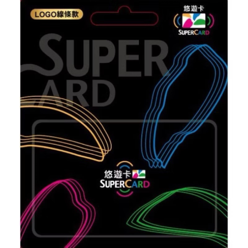 現貨出清❤️SuperCard超級悠遊卡LOGO線條款