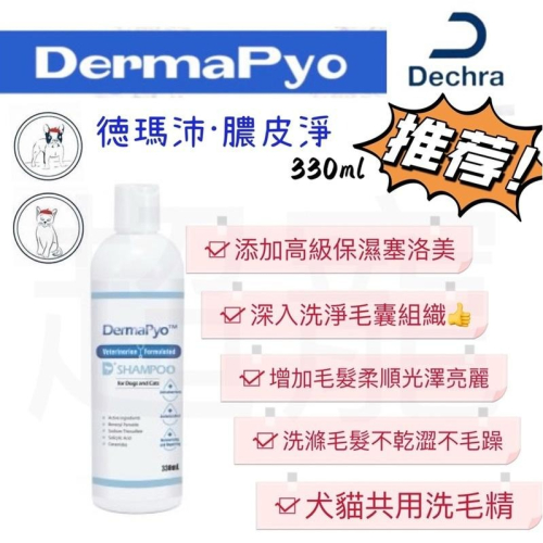 【Blue Cat】 ?贈小禮物?Dechra 德瑪沛 膿皮淨 犬貓洗毛精 犬貓清耳液 低敏洗毛精