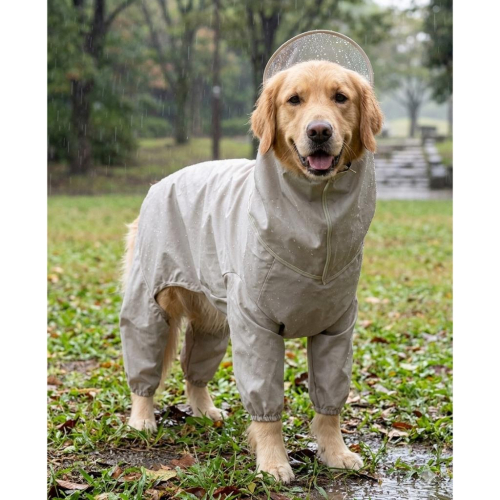 日本 3Coins 大型犬雨衣 寵物雨衣 狗狗雨衣 寵物狗雨衣 寵物外出雨衣