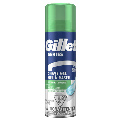 【Gillette 吉列】刮鬍泡/凝露-低敏蘆薈(7oz/198g)【4690】