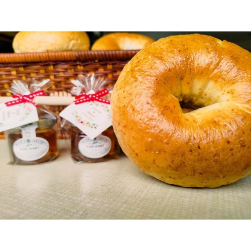 [圓の坊/圓之坊]石臼全麥手工貝果bagel 外Q內軟 低糖低油奶素 絕無添加 單純健康 下單後現做