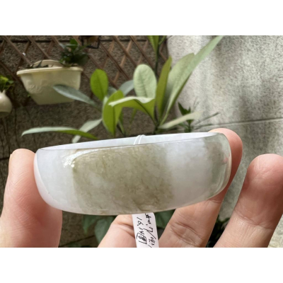 16.14圍小手圍天然玉石翡翠a貨緬甸玉硬玉冰糯種飄花手鐲玉鐲鐲子手環福鐲平安鐲珠寶玉石首飾飾品