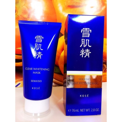 KOSE 高絲 雪肌精淨白黑面膜 76ML (80g) 百貨公司專櫃正貨盒裝