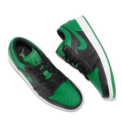 ?&?現貨免運 553558065 Nike Air Jordan 1 Low Lucky Green 男休閒鞋