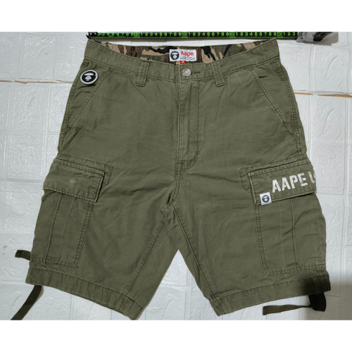 (0295) AAPE 短褲 腰圍78 褲長50