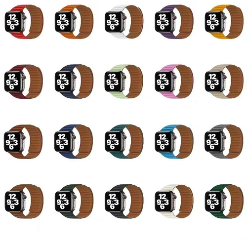 Apple Watch磁吸硅膠錶帶 磁吸 硅膠 雙色錶帶 蘋果錶帶