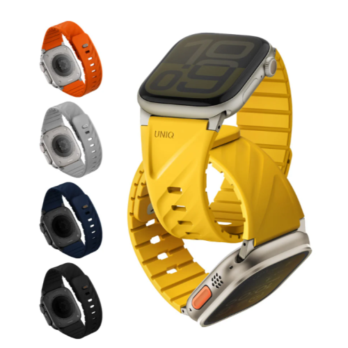 UNIQ 新加坡 Fluo Apple Watch 雙錶扣組合磁吸錶帶