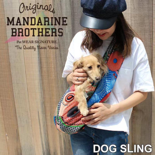 HOMIA??日本Mandarine brothers寵物⋯⋯背巾波西米亞民族風袋鼠包斜跨包包袱巾揹巾貓狗通用