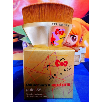 植村秀 HELLO KITTY 限量聯名彩妝 #55 零刷痕粉底刷 【百貨公司專櫃正貨盒裝】