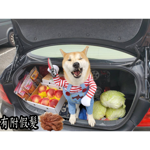 台灣現貨 寵物恰吉裝 殺很大寵物變裝 搞怪裝份 狗狗萬聖節變裝
