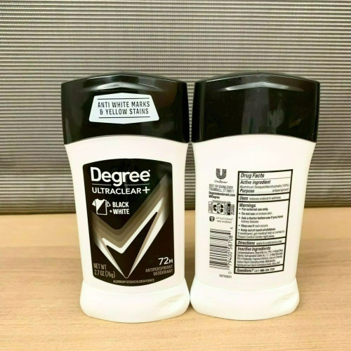 美國 Degree UltraClear + 止汗體香膏 76g 黑白款 單個