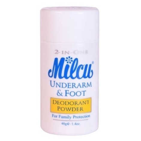 【Eileen小舖】MILCU 腋下和足部 爽身粉 止汗滑石粉 40g