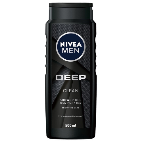 ［型男專區］髮顏身體NIVEA 妮維雅男士清新淨爽沐浴露